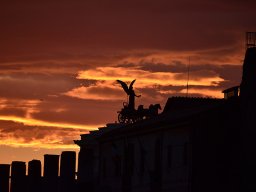 Sunset in Rome Italy